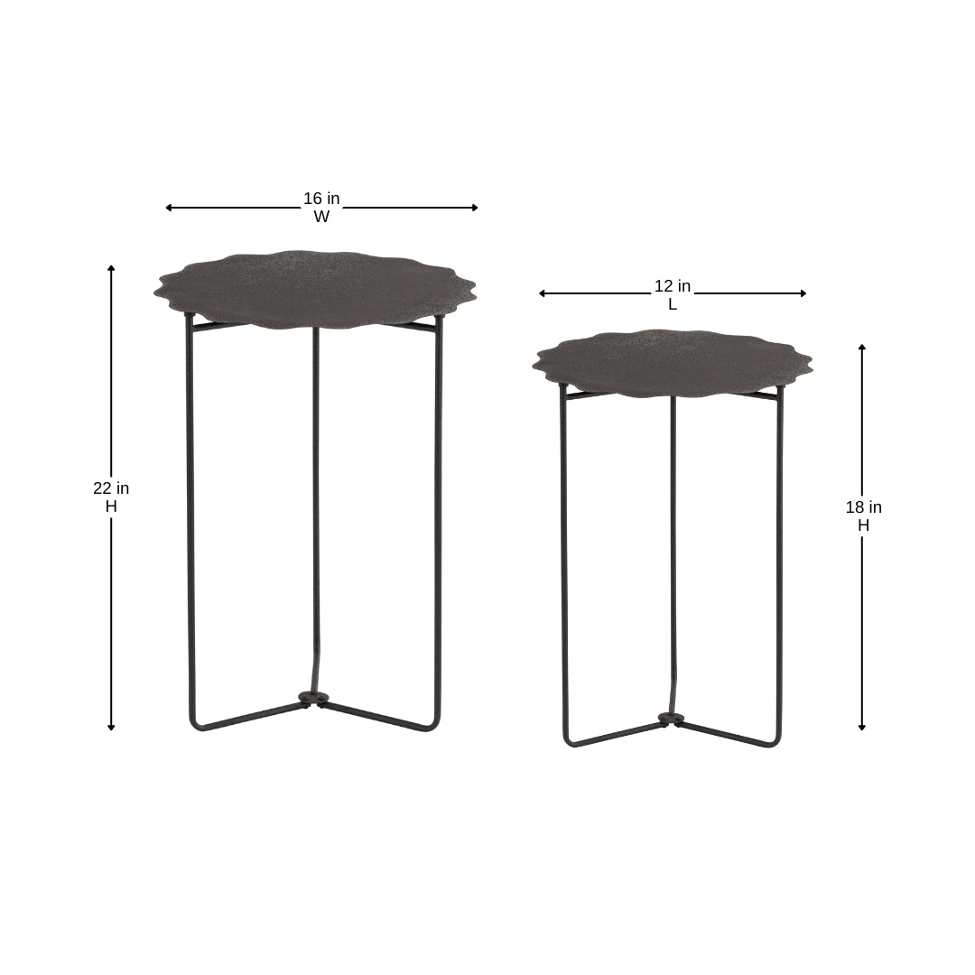 Round Set of 2 Tables