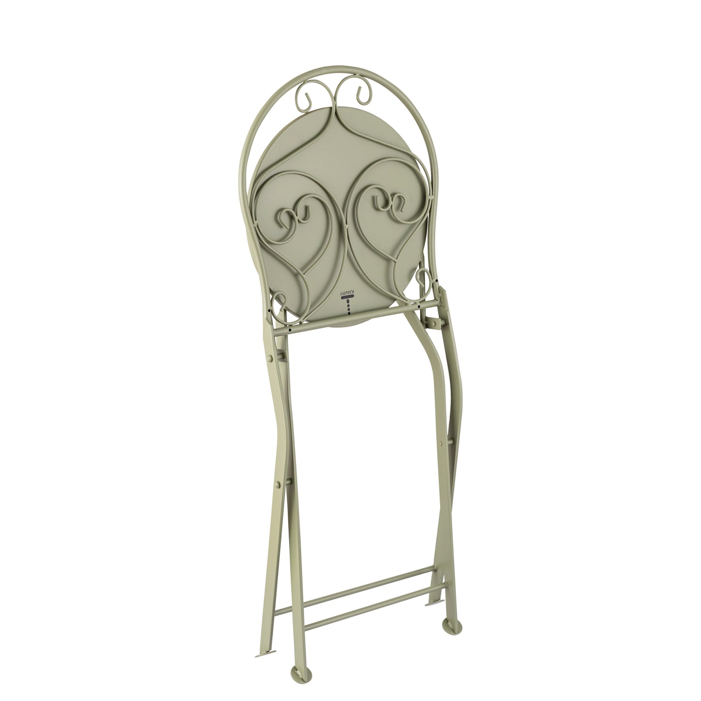 French Cafe Bistro Metal Table & 2 Chair's Set