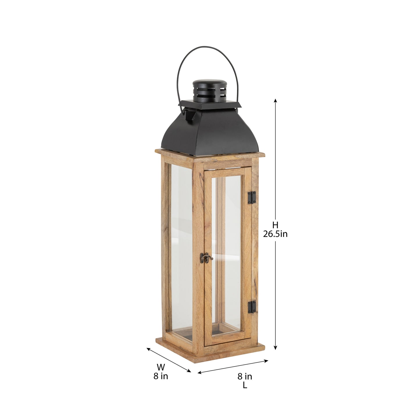 WATCHMAN WOOD METAL LANTERN