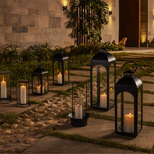 ILLUMINARE (ht) BLACK METAL LANTERN