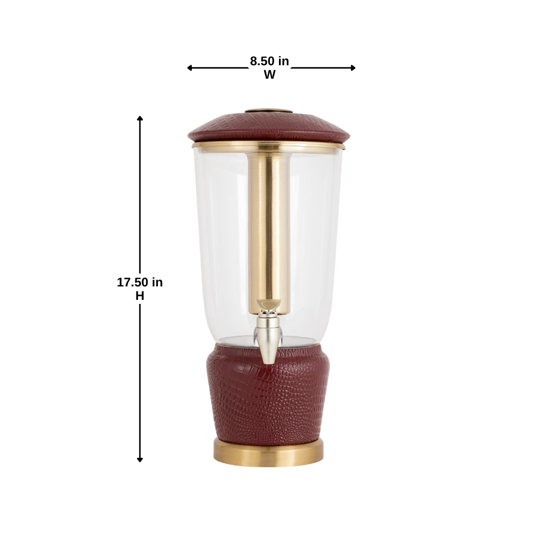 VERDURA LUXE Beverage Dispenser - Crimson Edition