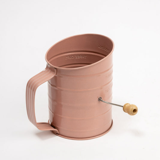 CEDAZO STEEL FLOUR SIFTER - PINK