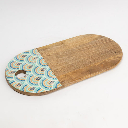 Patina Serve Platter Indigo Teal