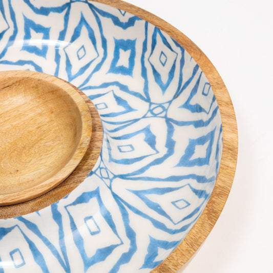 Patina Chip n Dip Bowl Indigo - Blue