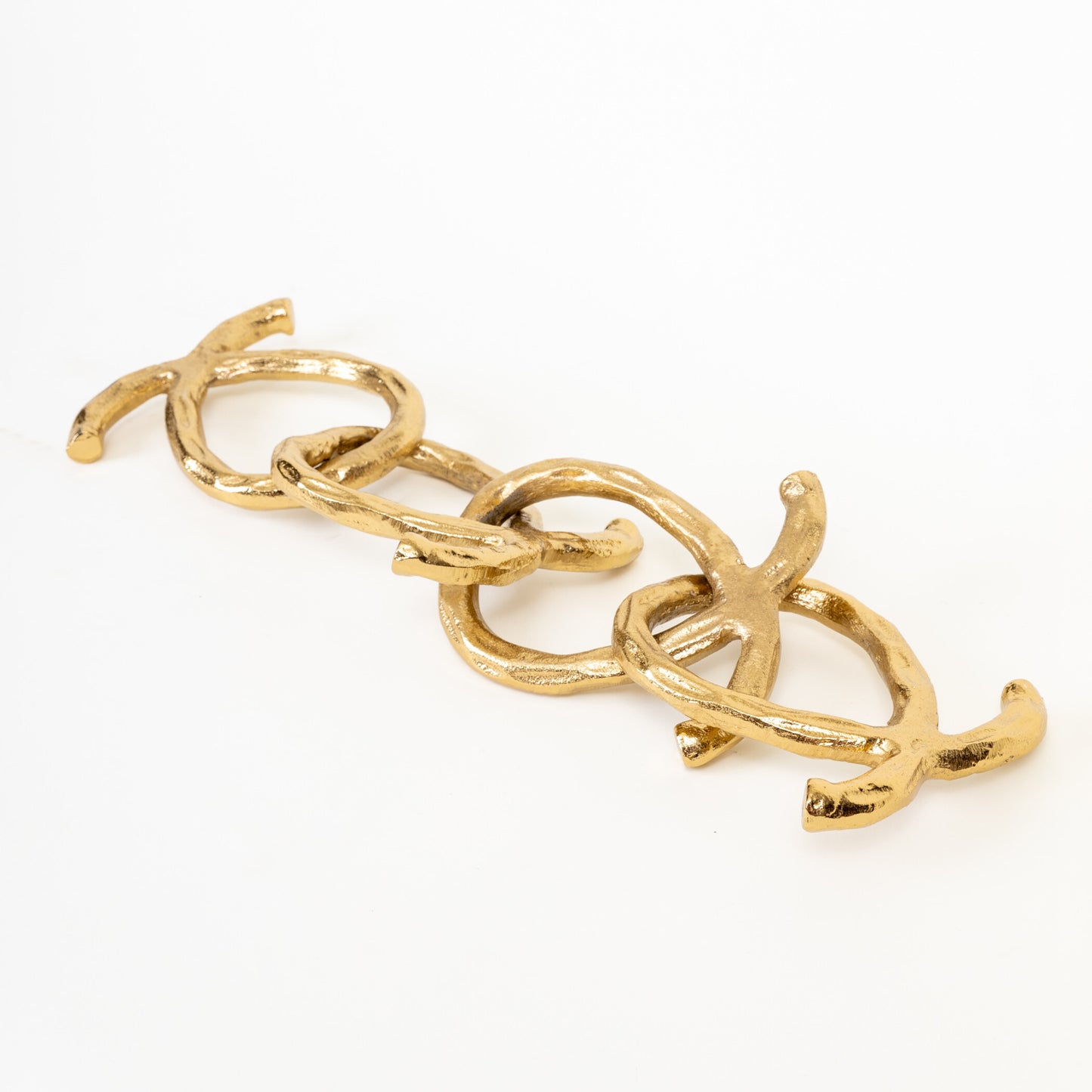 Half Infinity Gold Metal Decor Object