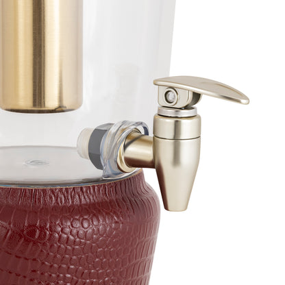 VERDURA LUXE Beverage Dispenser - Crimson Edition