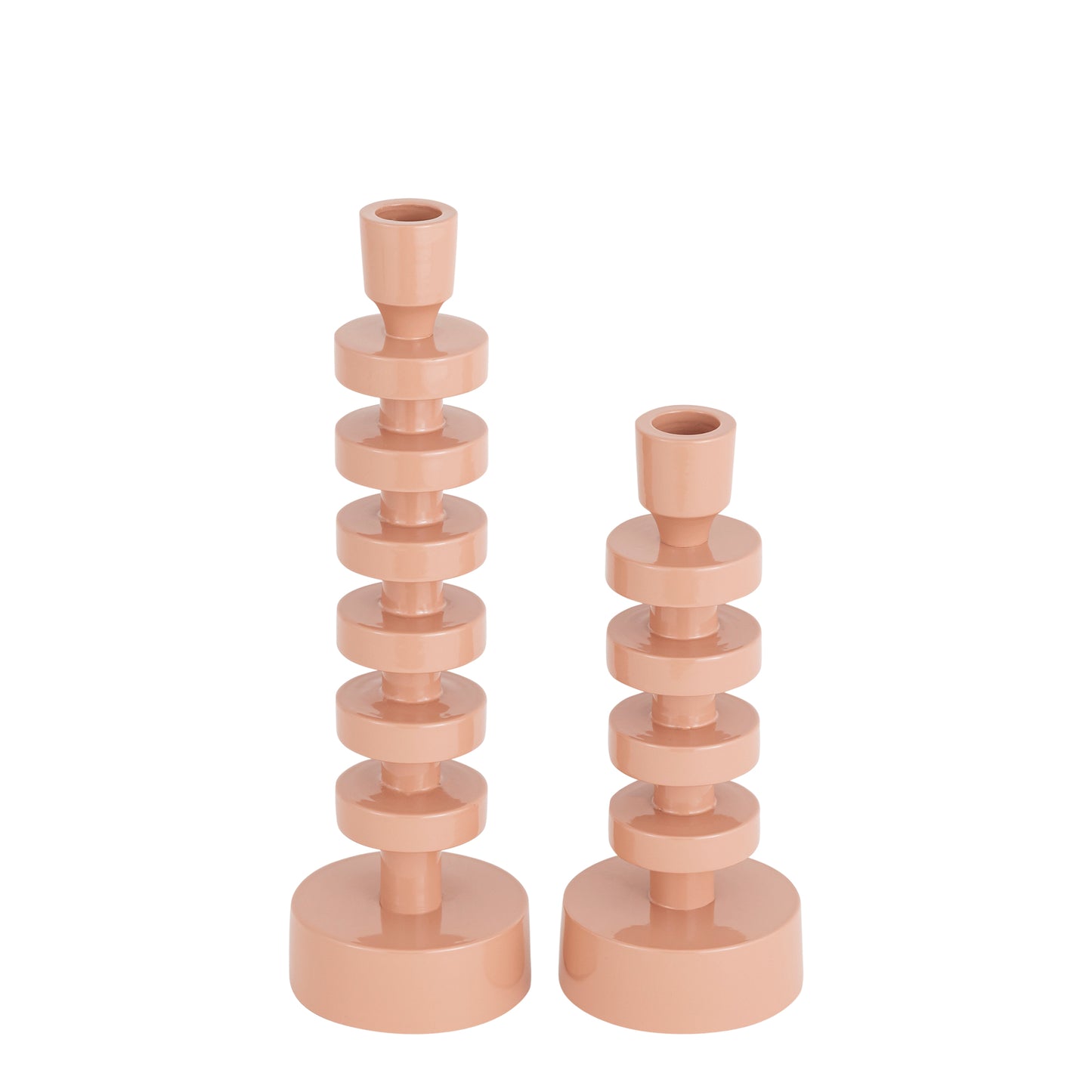 Rosetta Sculpt Candle Holder - Set of 2