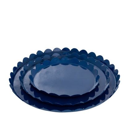 Blossom Scallop Tray Set – Set of 3