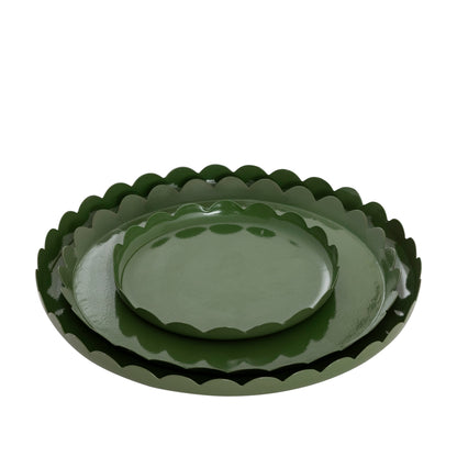 Blossom Scallop Tray Set – Set of 3