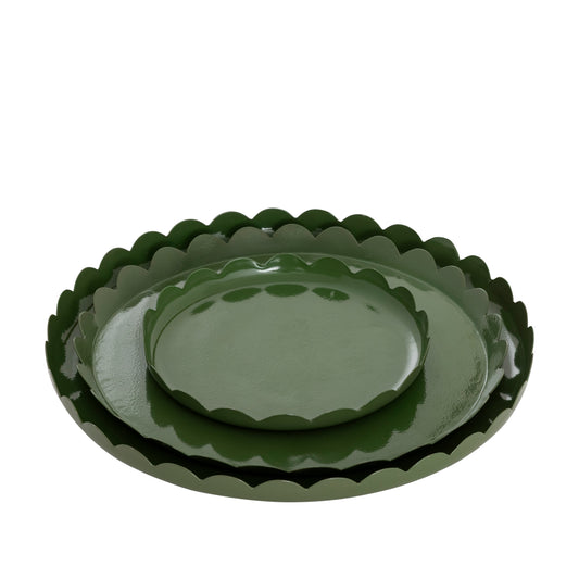 Blossom Scallop Tray Set – Set of 3