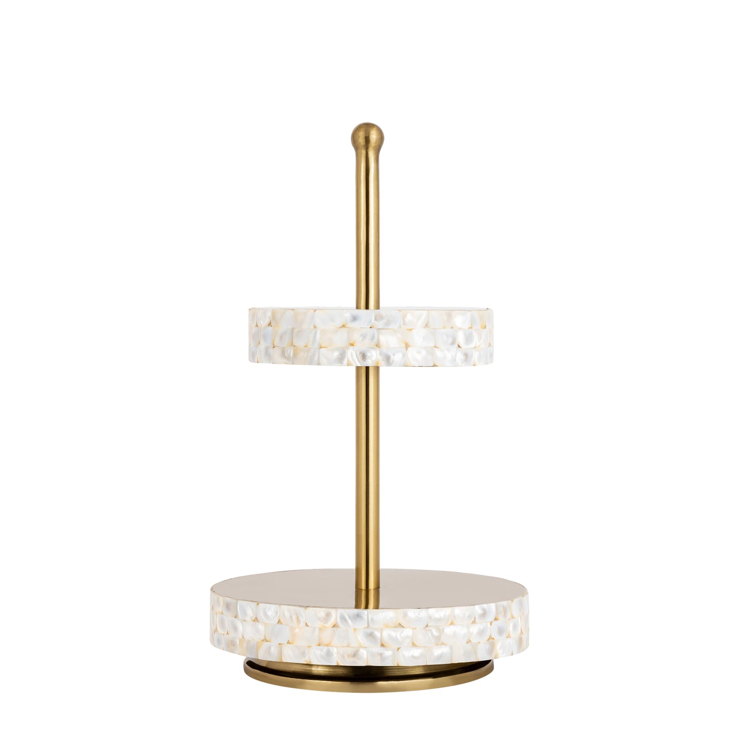 MOP Two Tier Cake Stand