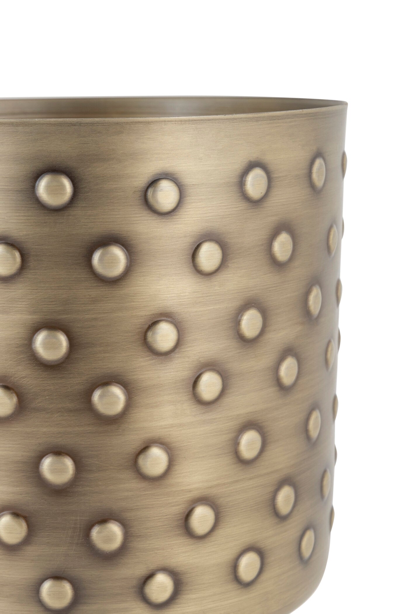 CROCO ANTIQUE IRON METAL PLANTER- SET OF 2