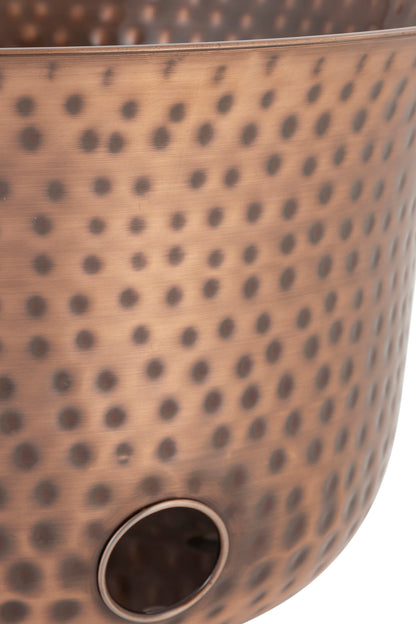 Hammered Hose Pot