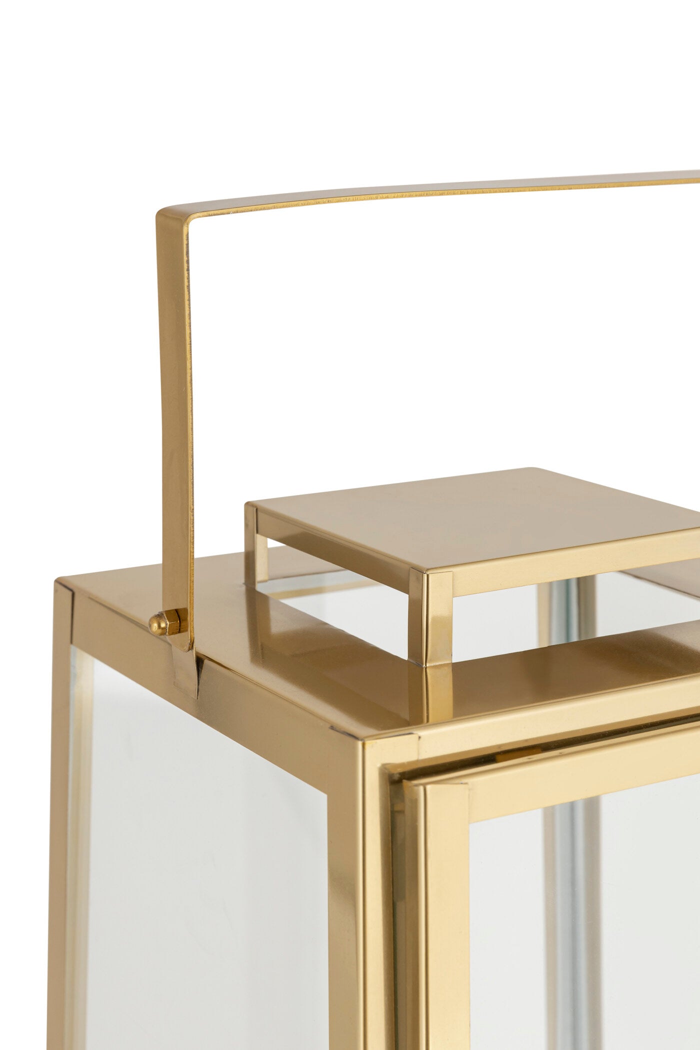 GLOW GOLD (HT) GOLD METAL LANTERN