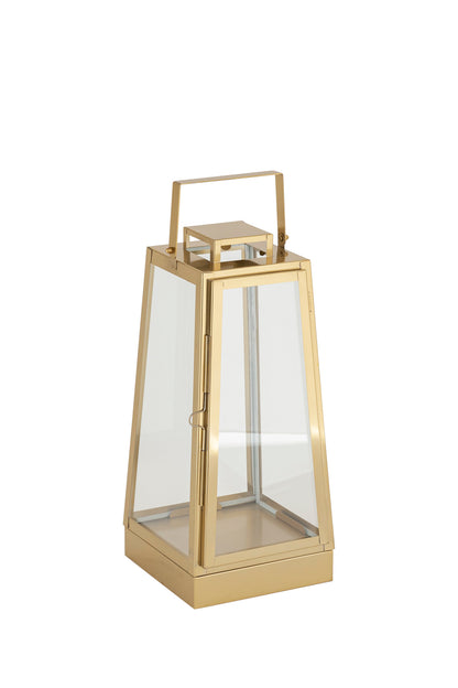 GLOW GOLD (HT) GOLD METAL LANTERN