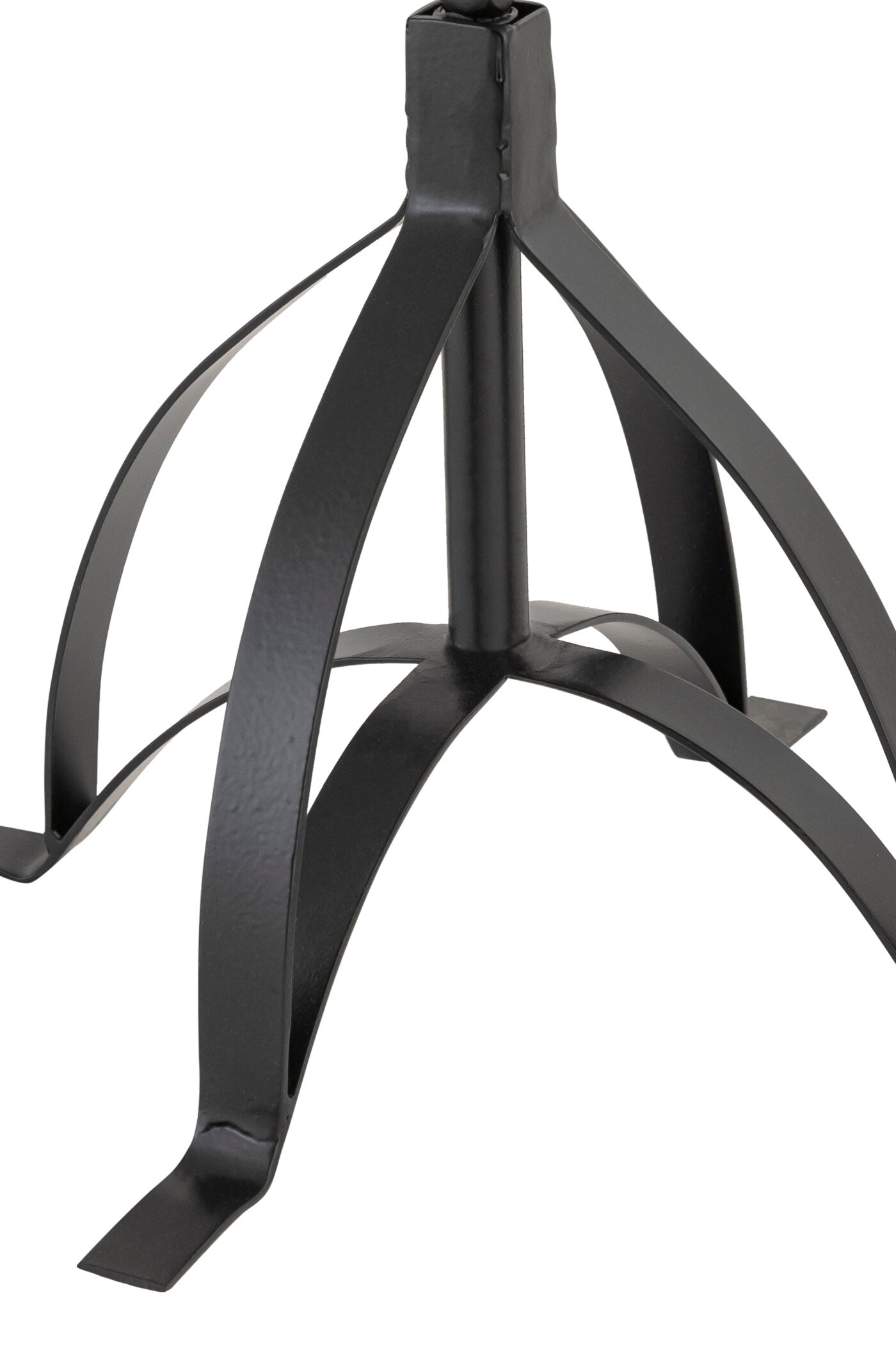 LAMP POST BLACK METAL LONG LANTERN