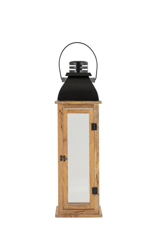 NIGHTGAURD WOOD METAL LANTERN