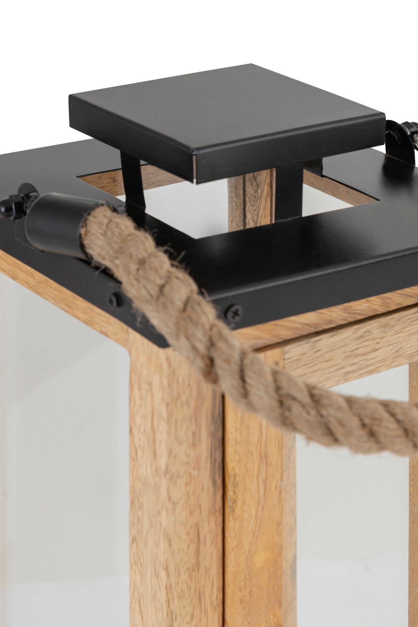 WATCHMAN WOOD METAL LANTERN