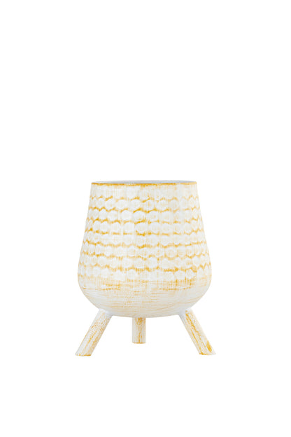 ARGYLE ANTIQUE IRON METAL PLANTER