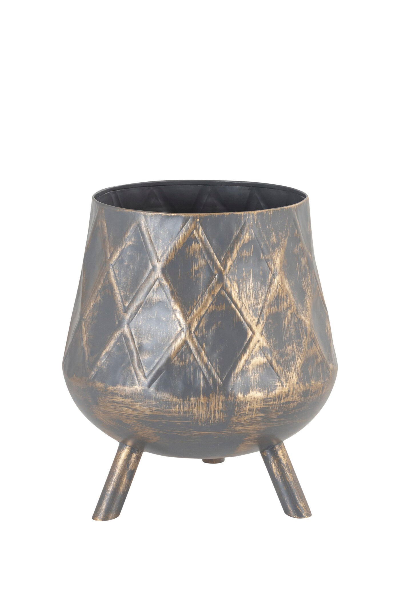 ARGYLE ANTIQUE IRON METAL PLANTER