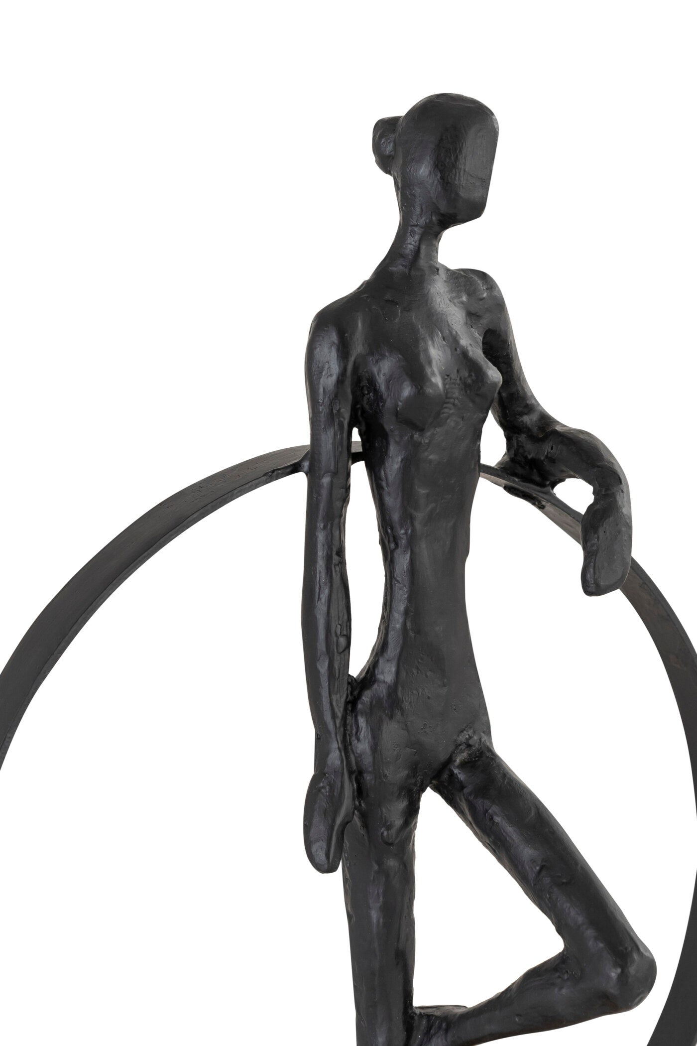 TRAPEZE MAN METAL WOOD DECOR OBJECT