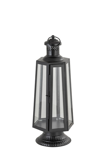 FRENCH LOVE (HT) BLACK METAL LANTERN