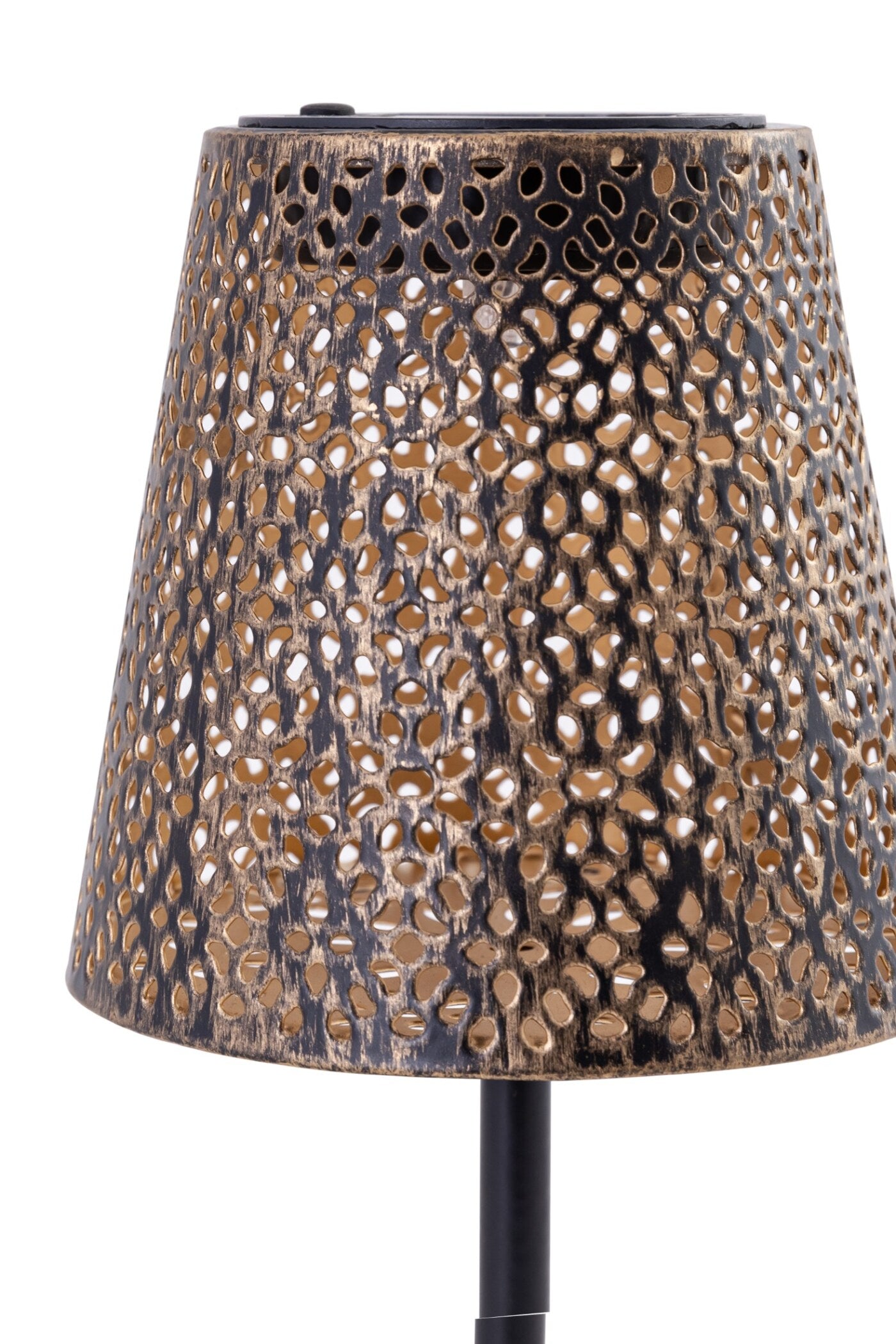 SOLAR MUNIR BLACK COPPER METAL TABLE LAMP