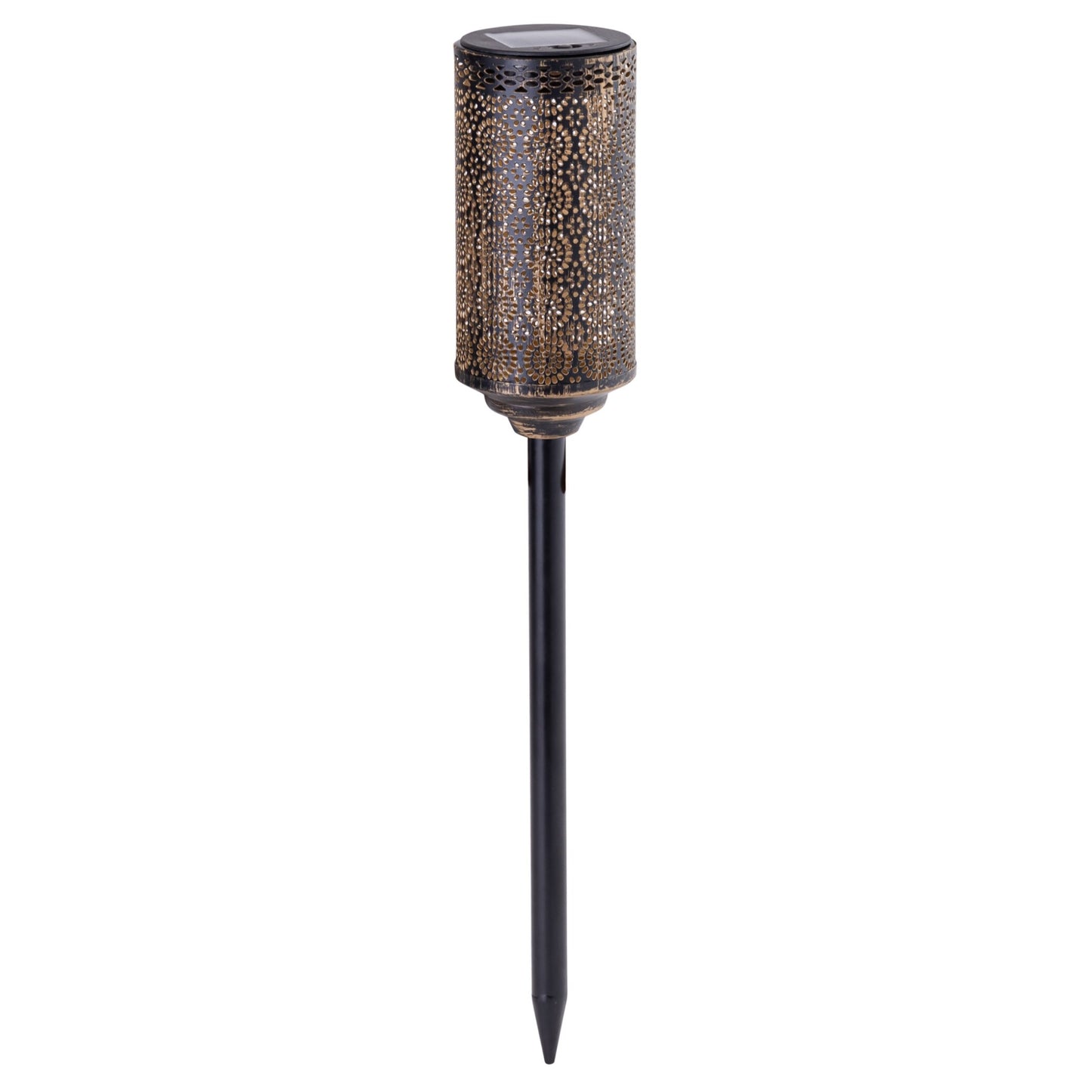 SOLAR TIKI BLACK COPPER METAL TORCH (set of 2)