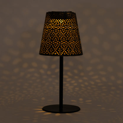 SOLAR MUNIR BLACK COPPER METAL TABLE LAMP