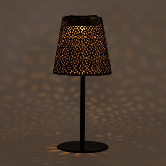 SOLAR MUNIR BLACK COPPER METAL TABLE LAMP