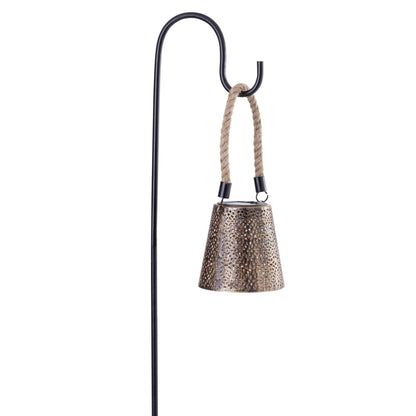 SOLAR NOURA BLACK COPPER METAL MINI LANTERN