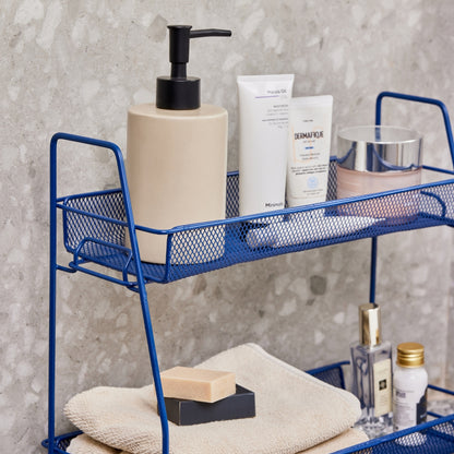 TIDY UP 2 TIER METAL MESH RACK