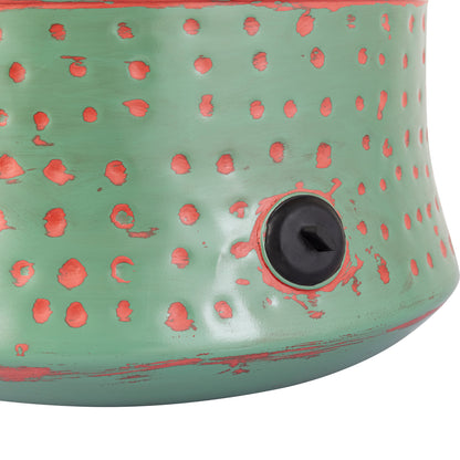 Polka Antique Metal Hose Pot