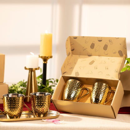 DOUBLE WALL KHACHCHAR MUGS SET OF 2