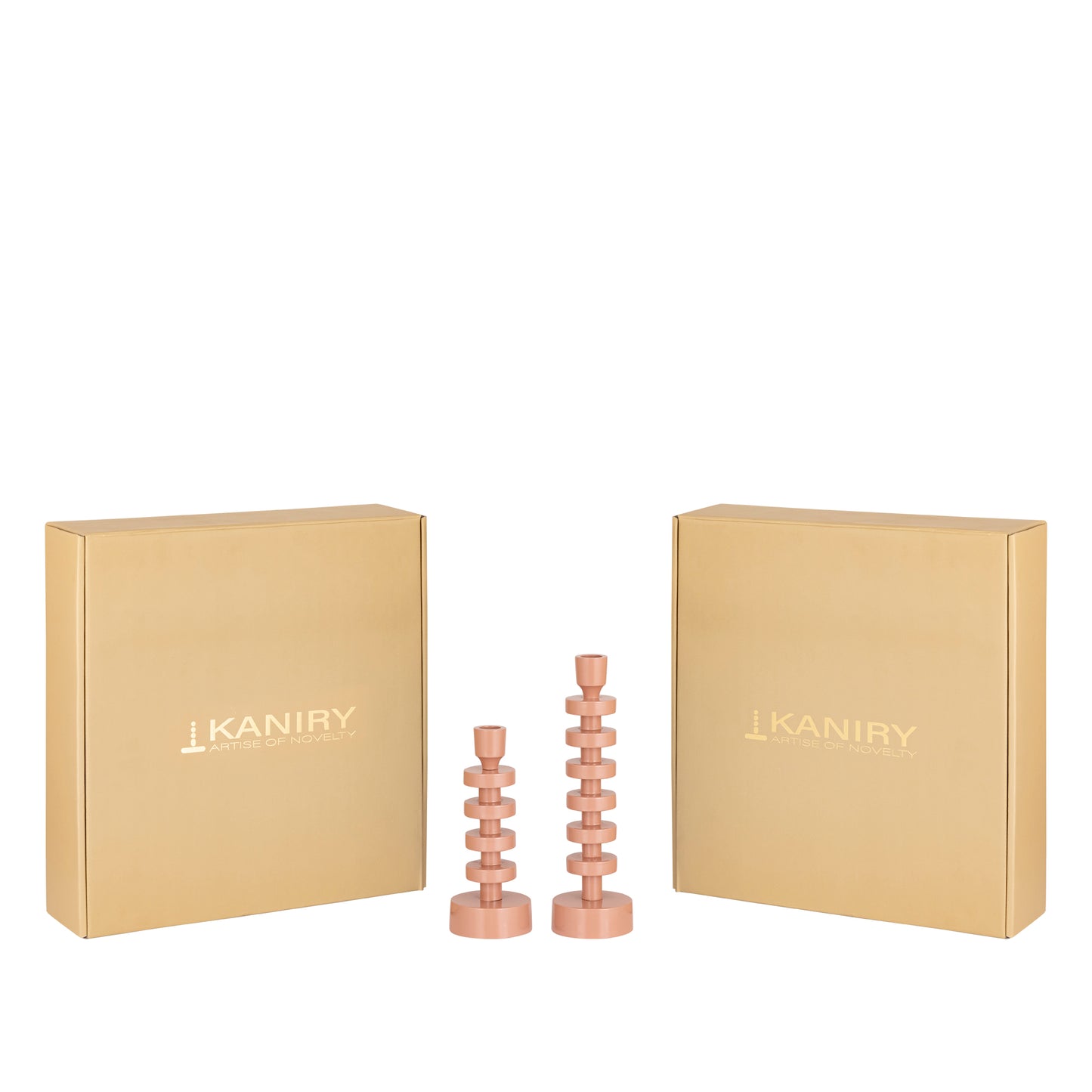 Rosetta Sculpt Candle Holder - Set of 2