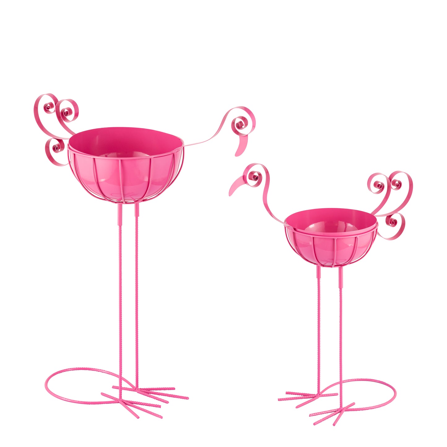 Flamingo Metal Plant Stand Set of 2