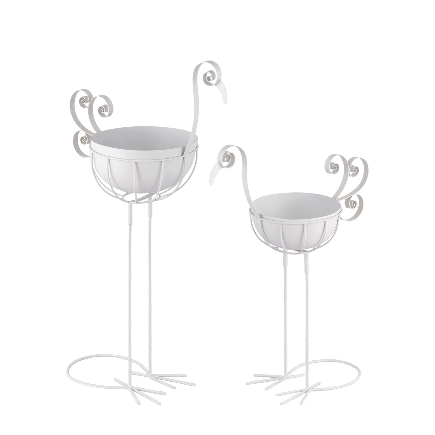 Flamingo Metal Plant Stand Set of 2