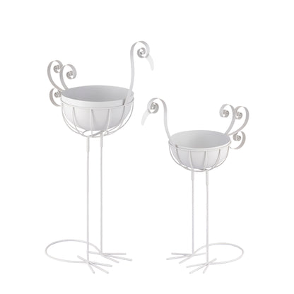 Flamingo Metal Plant Stand Set of 2
