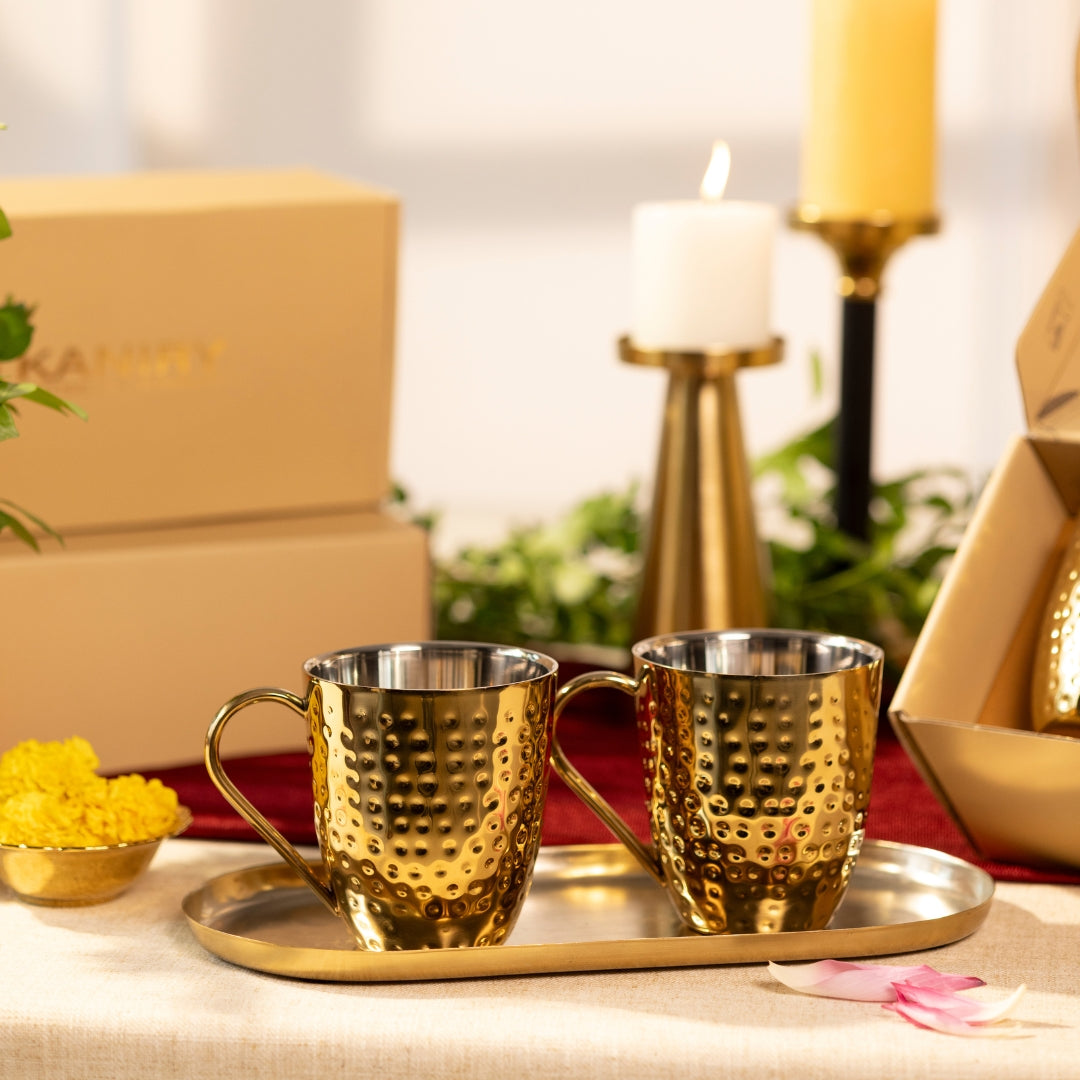 DOUBLE WALL KHACHCHAR MUGS SET OF 2