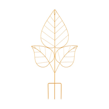 Leaf Metal Plant Supporter - Set of 3