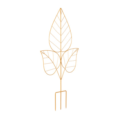 Leaf Metal Plant Supporter - Set of 3