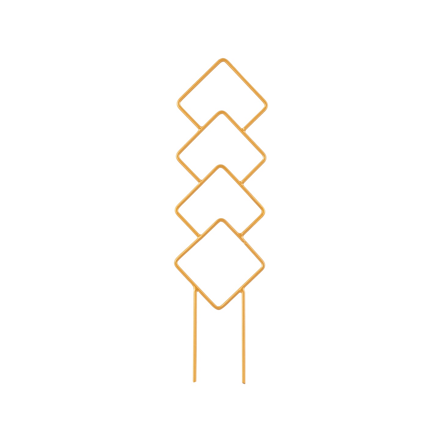 Metal Gold Plant Support - Set of 4