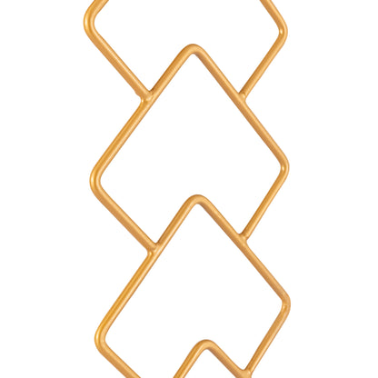 Metal Gold Plant Support - Set of 4