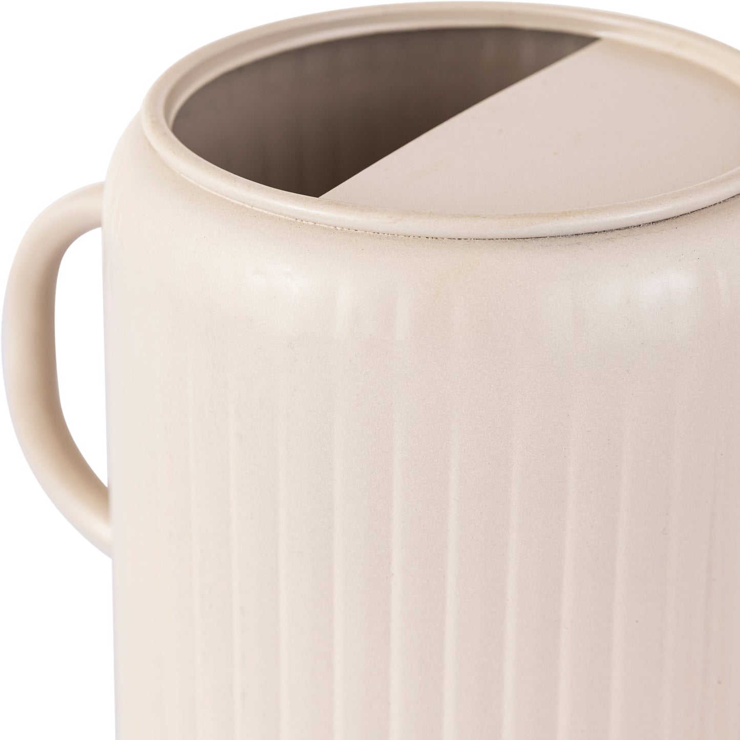 Flutted Metal Warm Grey Watering Can