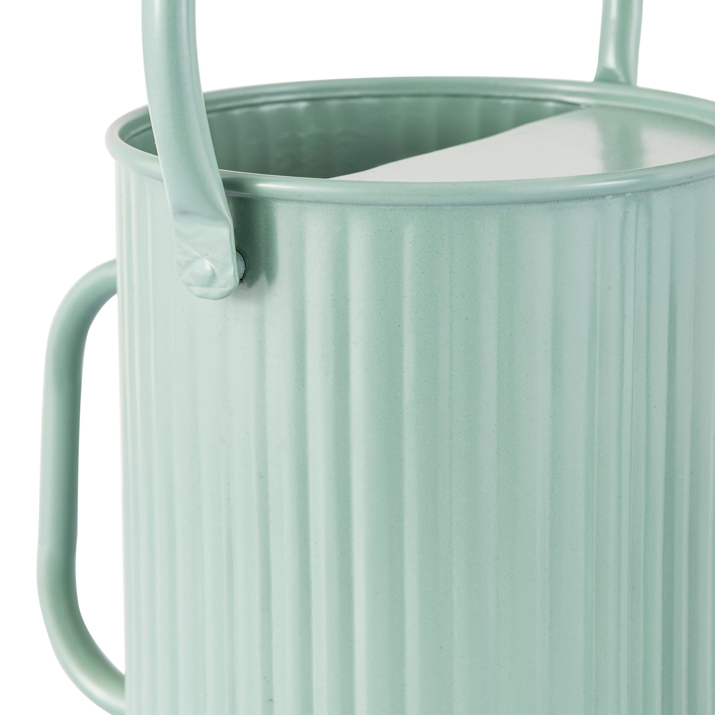 Flutted Metal Black Watering Can