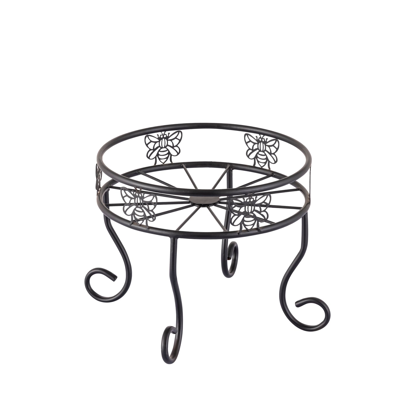 Bumblebee Metal Black Plant Stand