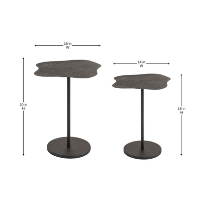 Uneven Shape Set of 2 Tables