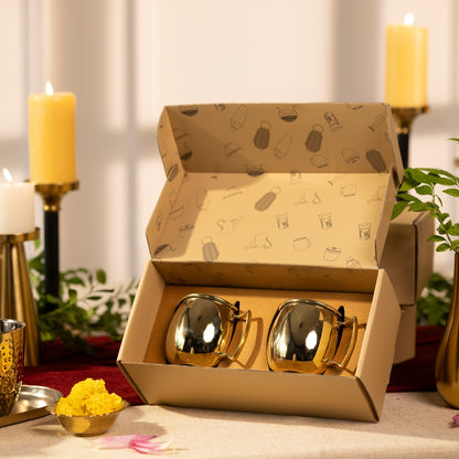 PURE GOLD DRINKING GLASS