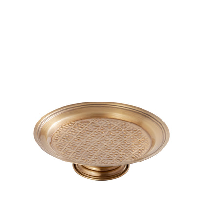Dorris Antique Gold Platter Stand