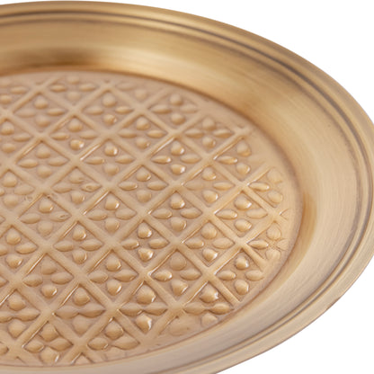 Dorris Antique Gold Platter Stand